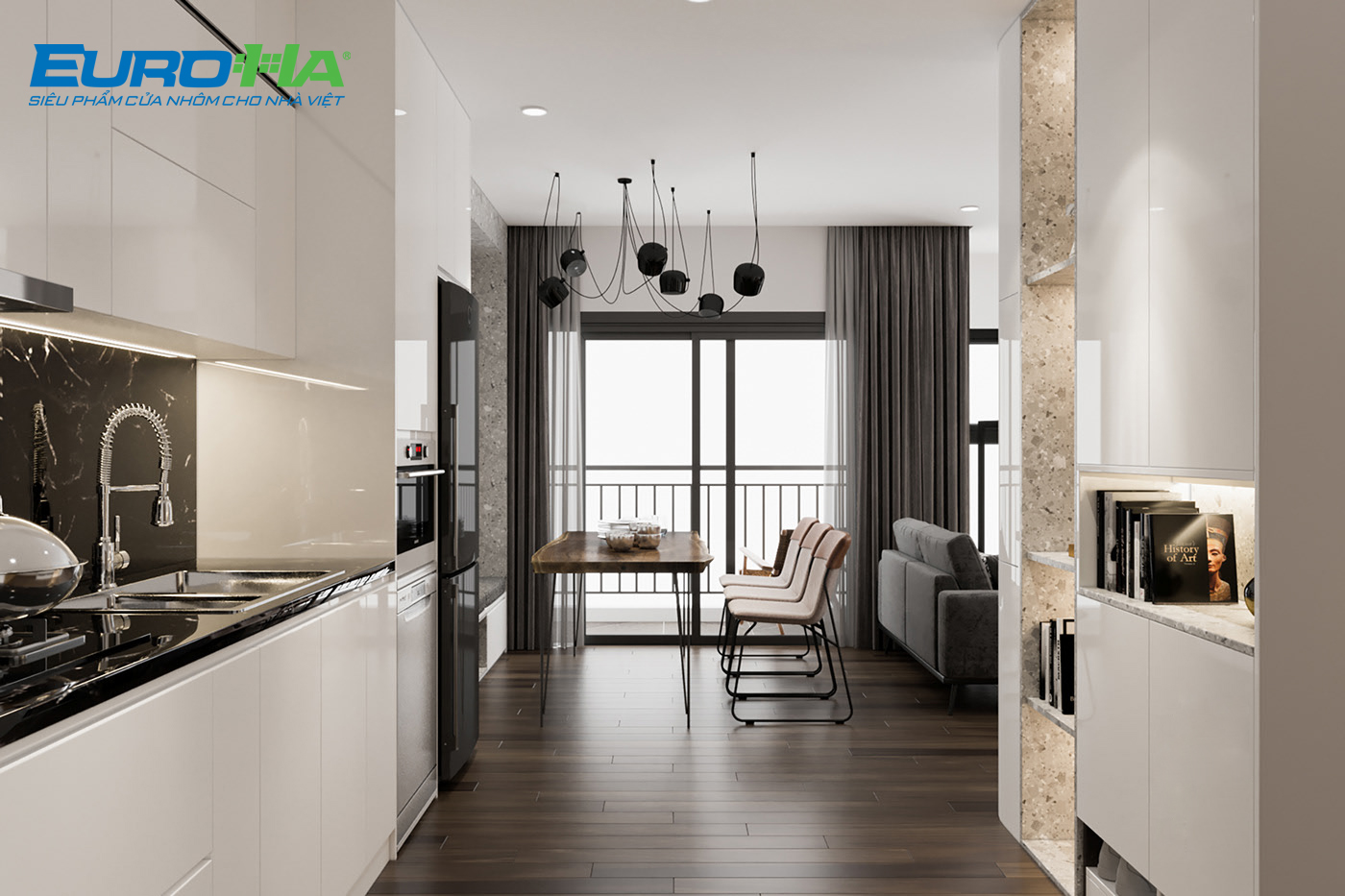 chống an toàn với cửa nhôm euroha