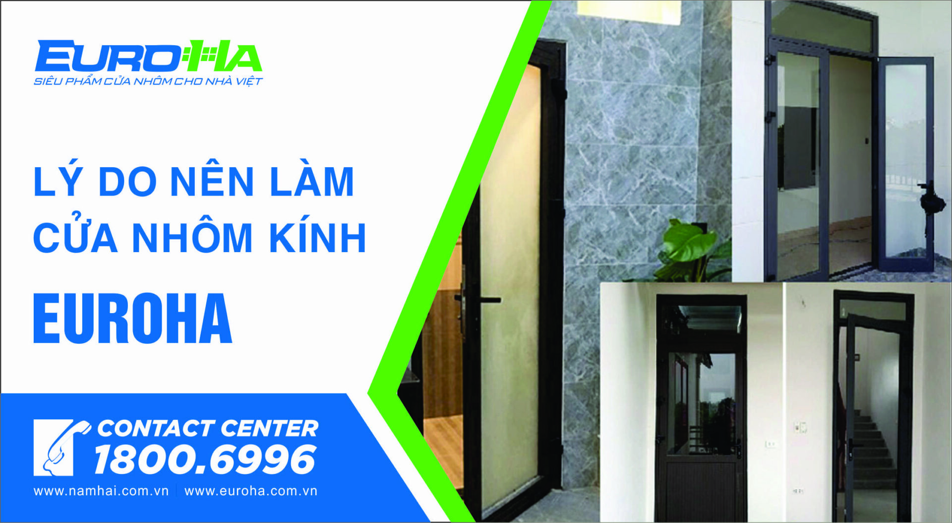 lý do nên làm cửa nhôm kính Euroha